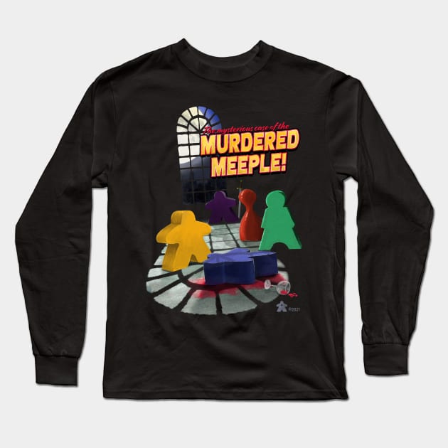 Meeple Mystery Long Sleeve T-Shirt by east coast meeple